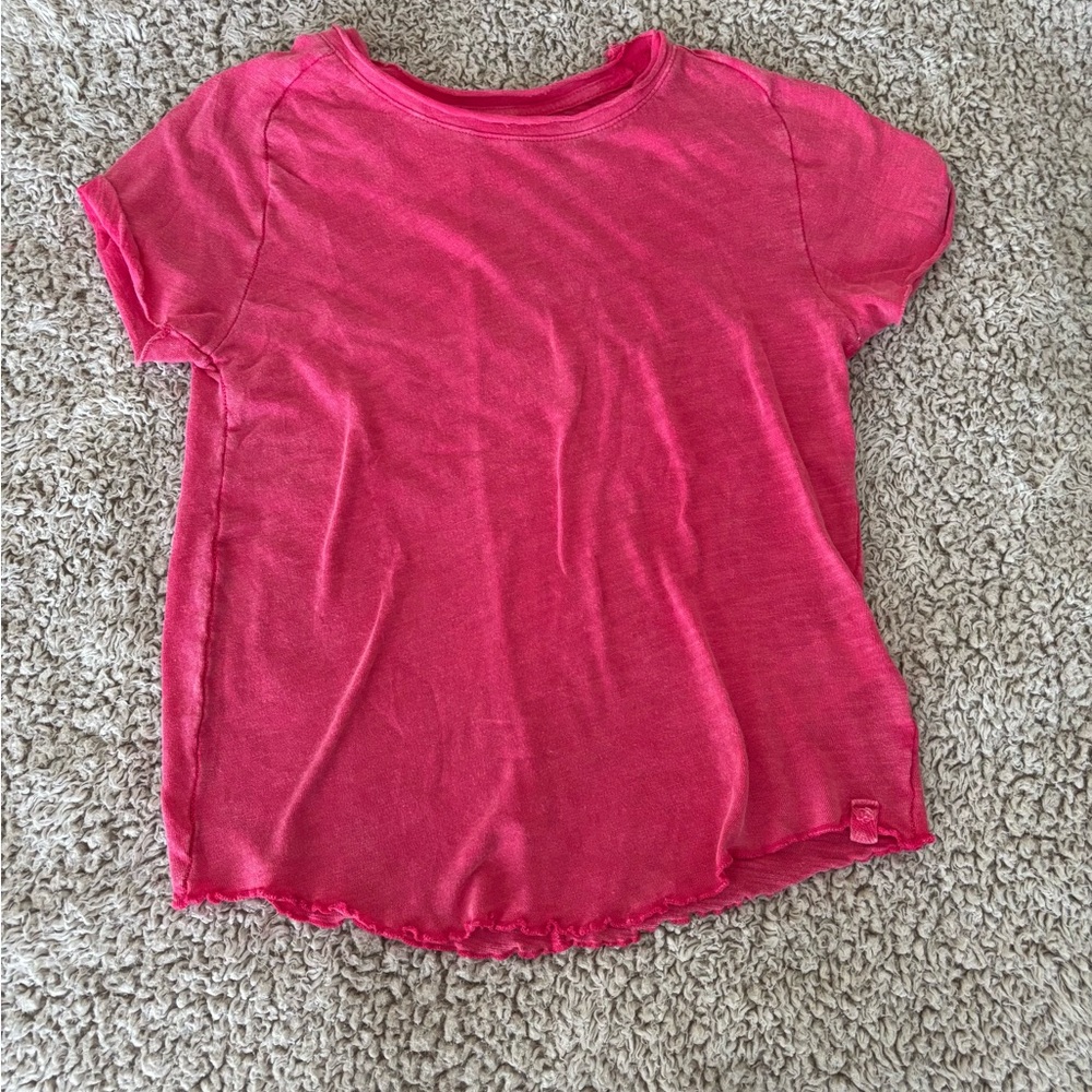 We The Free Pink Baby Tee